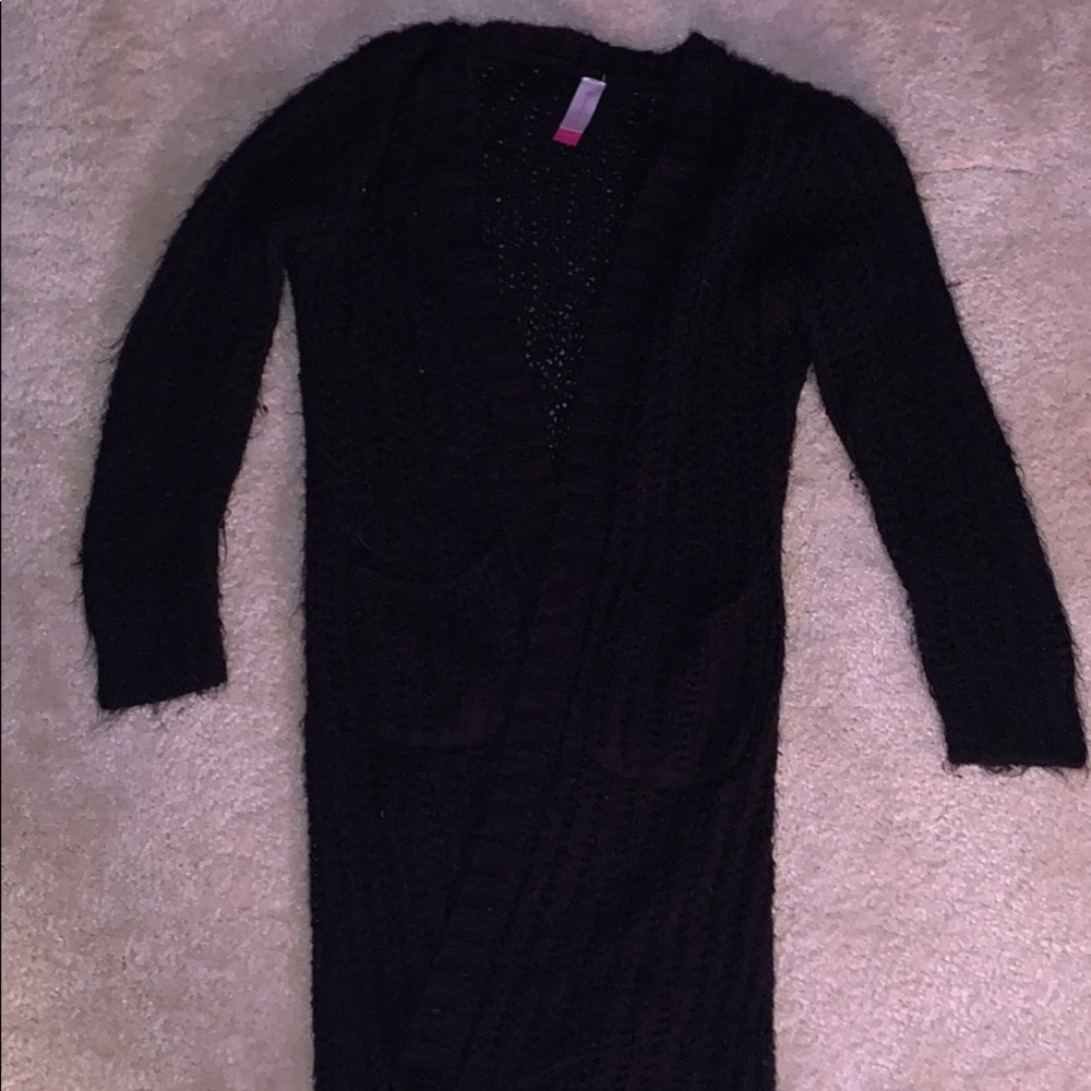 Black long knit